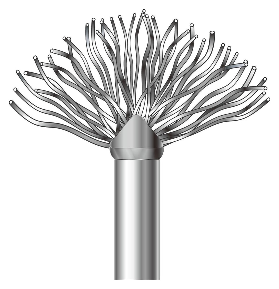 The NiTi Brush OMEGA bristle head