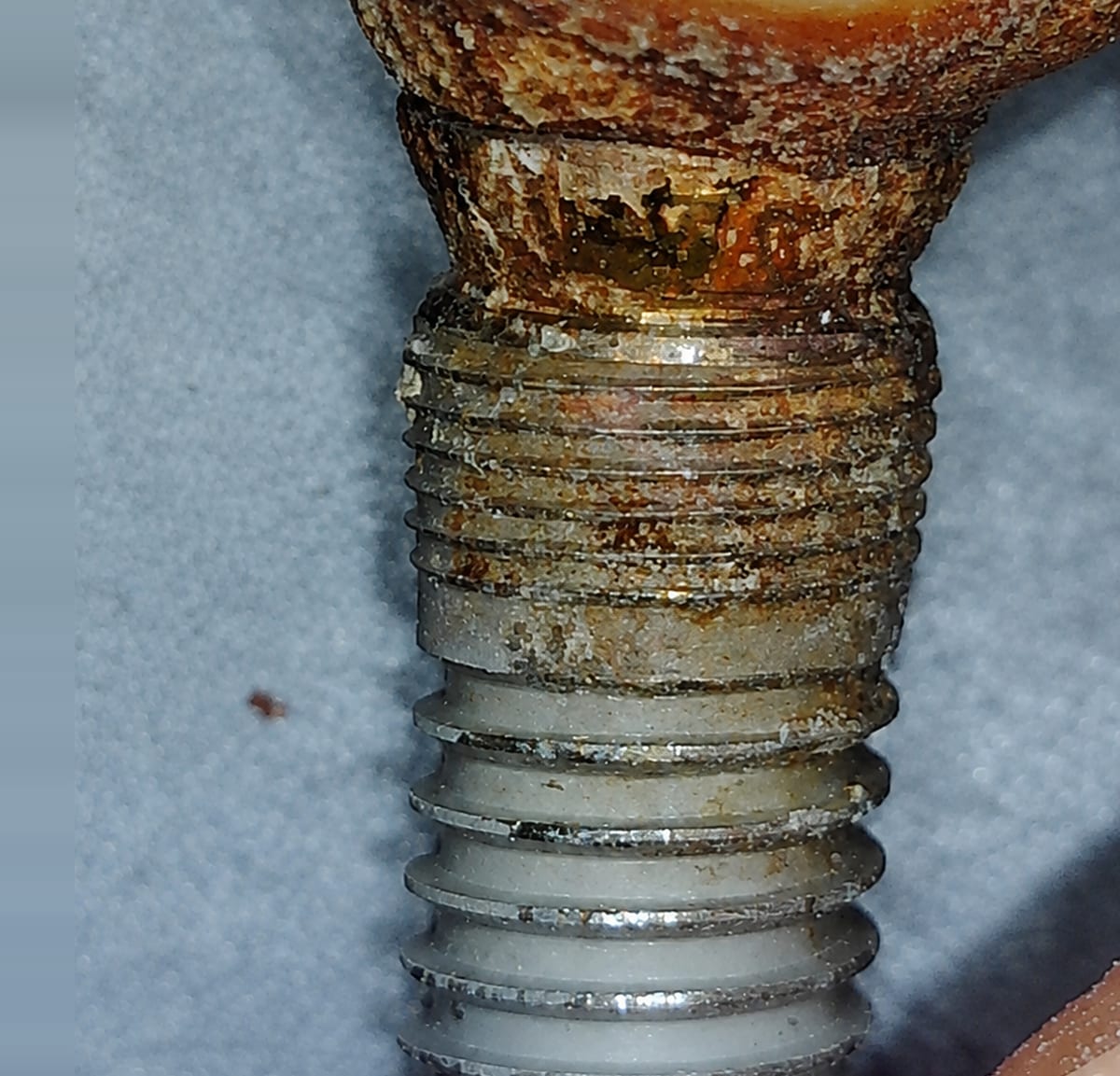 Removed implant A03 before debridement